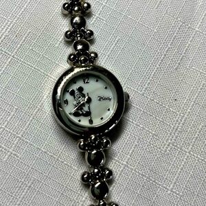 Disney Mickey Watch  Stainless Steel. Silver